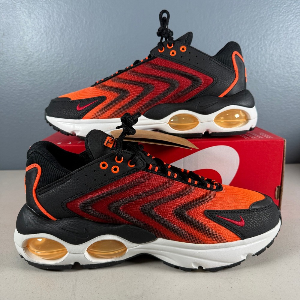 Nike Air Max TW SE Black Gym Red Total Orange FJ2590-001 Mens 8 Womens 9.5